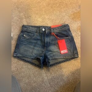 Diesel Denim Shorts size 25 brand new with tags